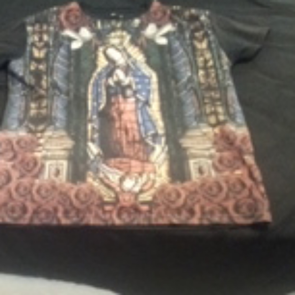 Victorious Los Angeles t-shirt with Mary and Jesus